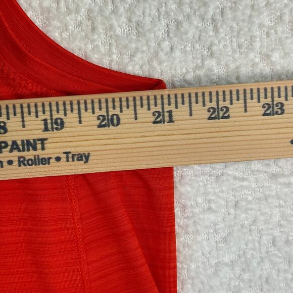 Athleta womens red/orange tank size xl gym workout - Picture 6 of 8